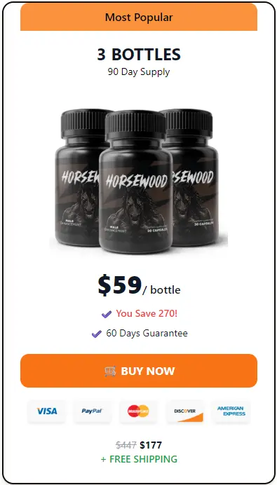 HorseWood 3 Bottle Price
